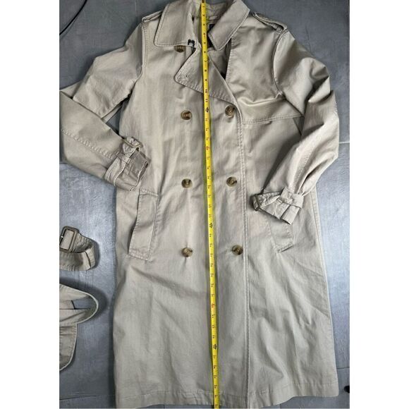 Gap Classic Trench Tan Women's Medium - Picture 3 of 8